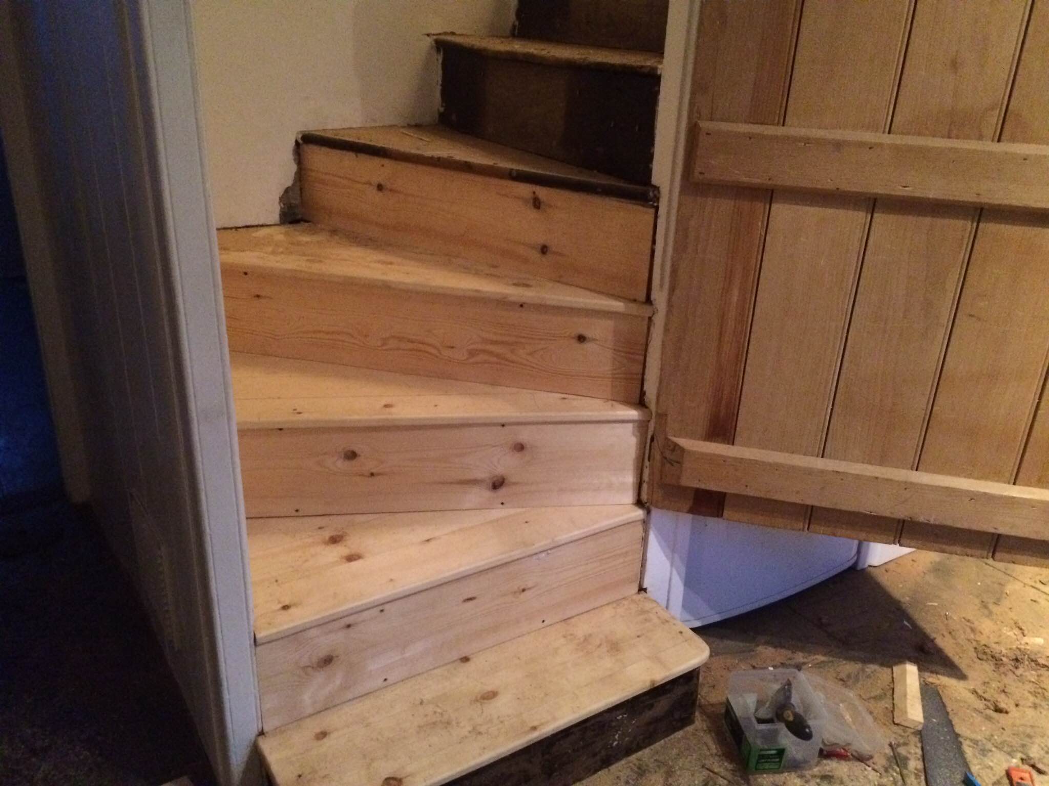 Squeaky Stair case repair in Hull UK.